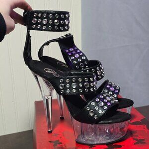 Pleaser DEL694/B/C Worn Once - See Photos